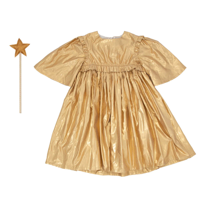 Golden Angel Costume with Wand