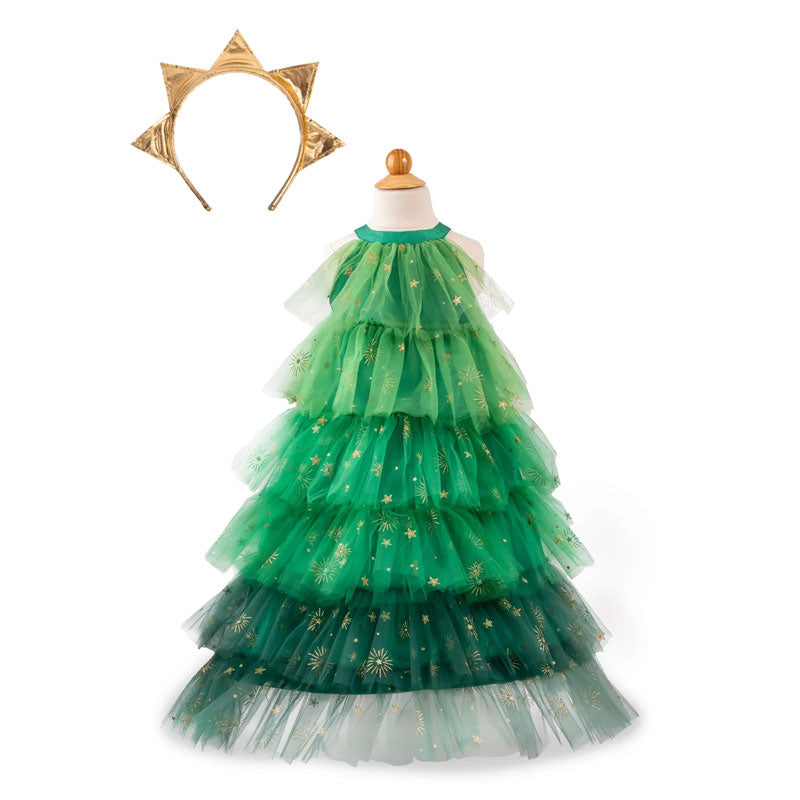 Disfraz árbol Navidad / vestido y diadema