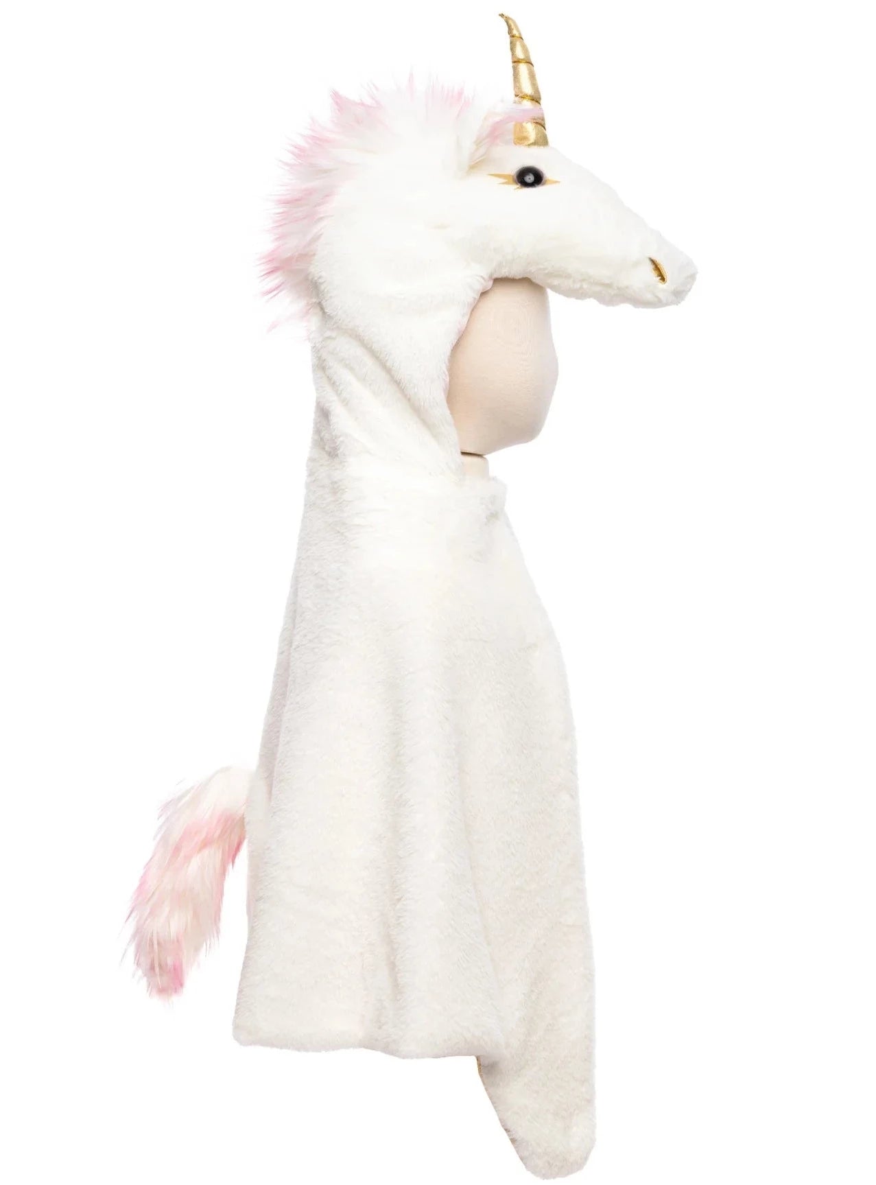 Pink unicorn blanket cape costume