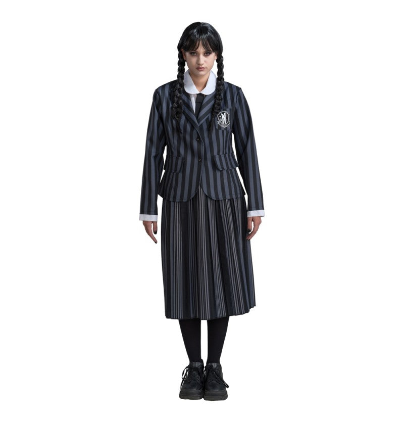 disfraz-wednesday-addams-uniforme-escolar-rayas-grises-gris-chaks