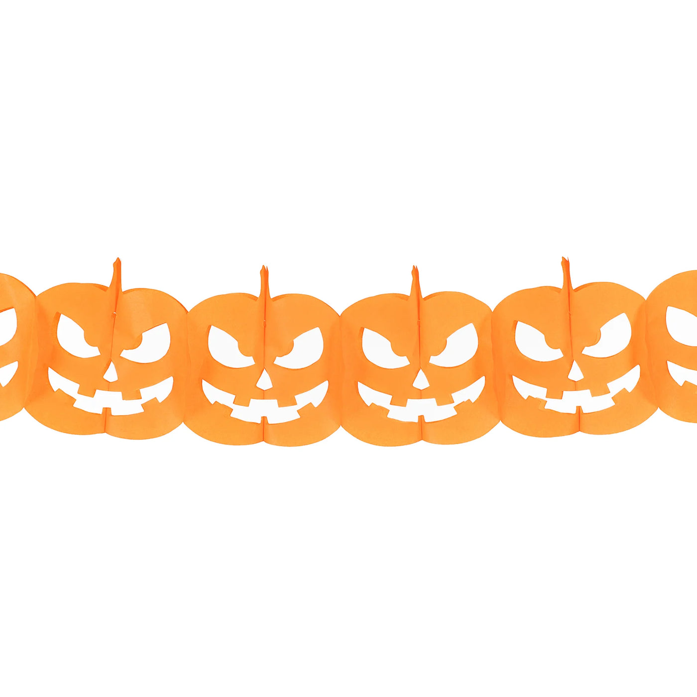 Guirnalda calabazas papel de seda Halloween Basic