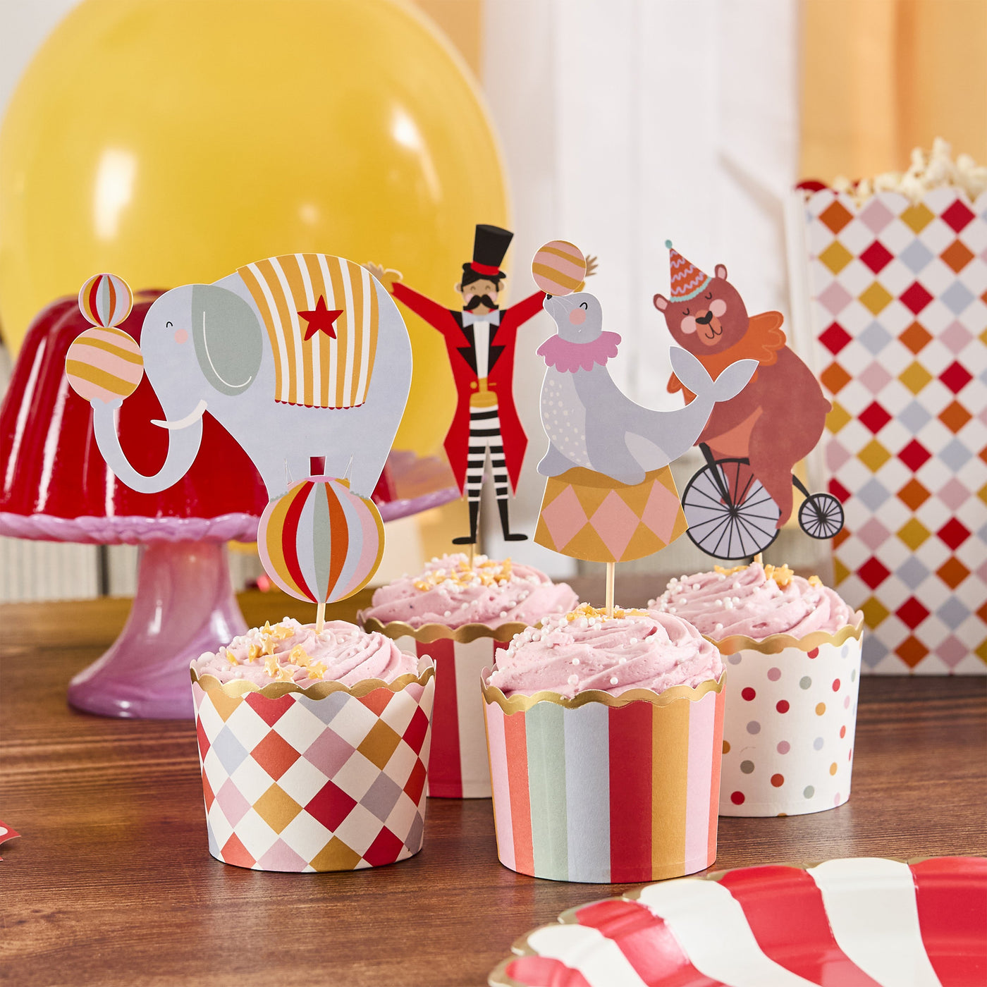 Kit Cupcake Circus / 12 uds.