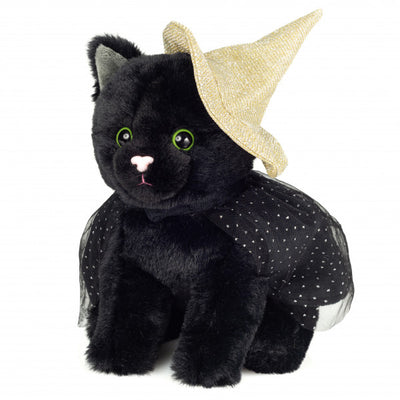 Gatito negro Halloween 20 cm.