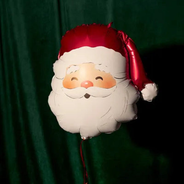 Globo de aluminio cara Papá Noel