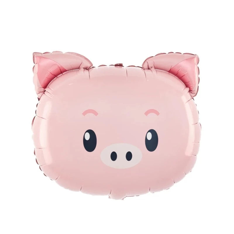 Pig Face Foil Balloon