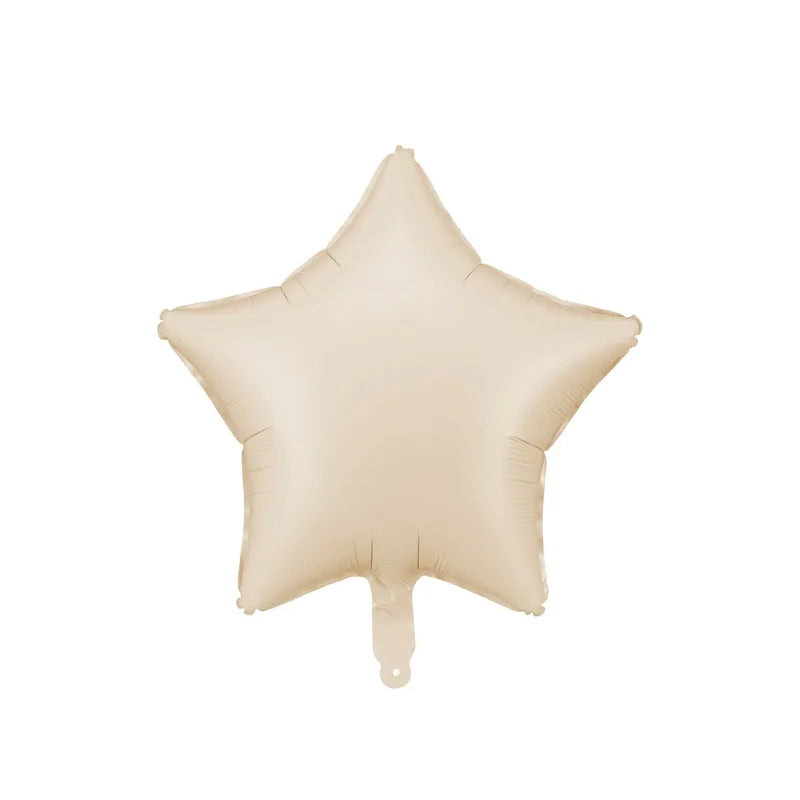 Globo foil estrella beige