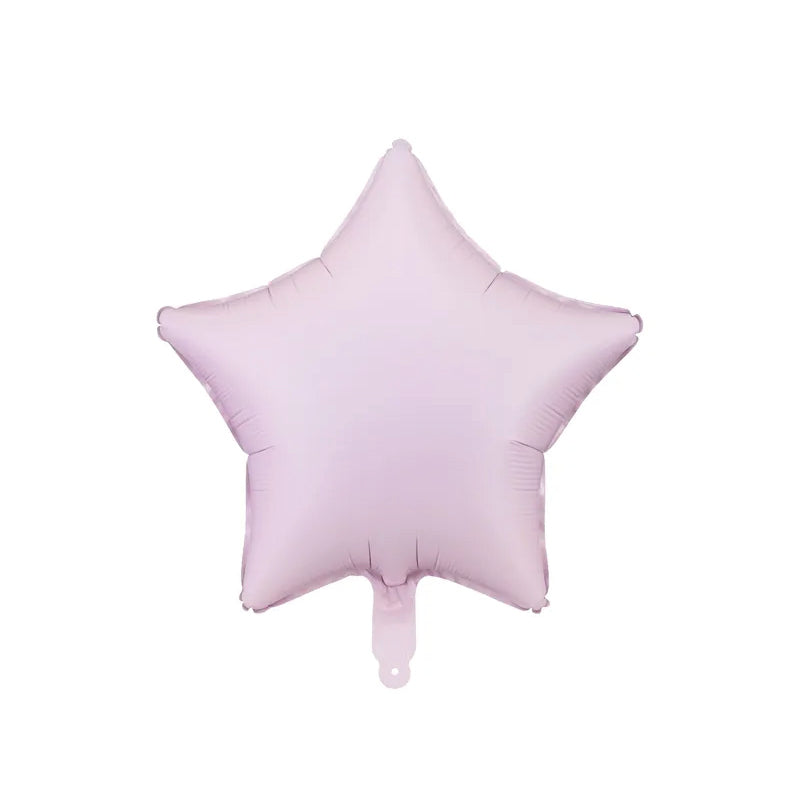 Pastel lilac star foil balloon