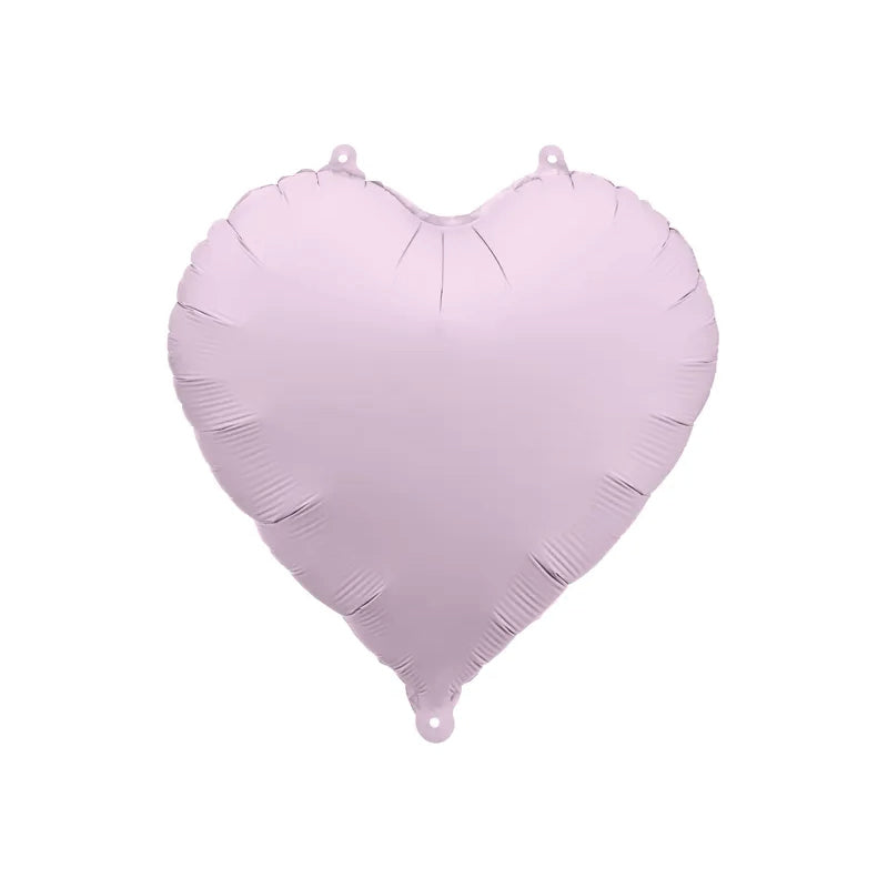 Pastel lilac heart foil balloon