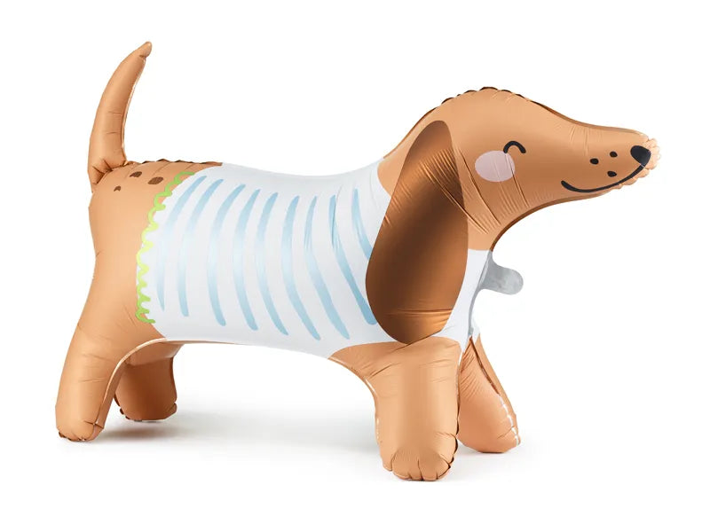 Globo foil standing perro Dachshund