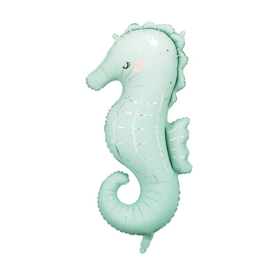 Seahorse foil balloon