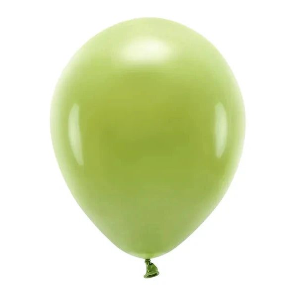 Globos ECO verde oliva / 10 uds.