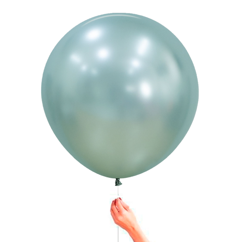 XL SILK latex balloon Mint green