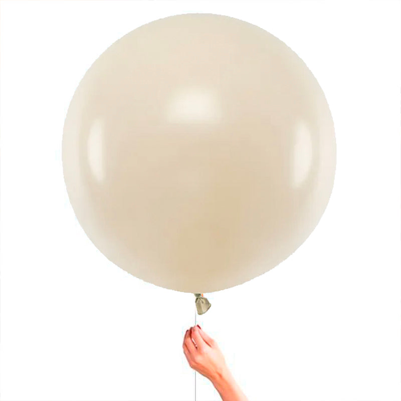 Matte cream latex XL balloon