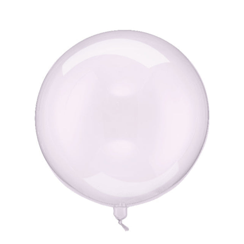 Globo Bubble transparente lila