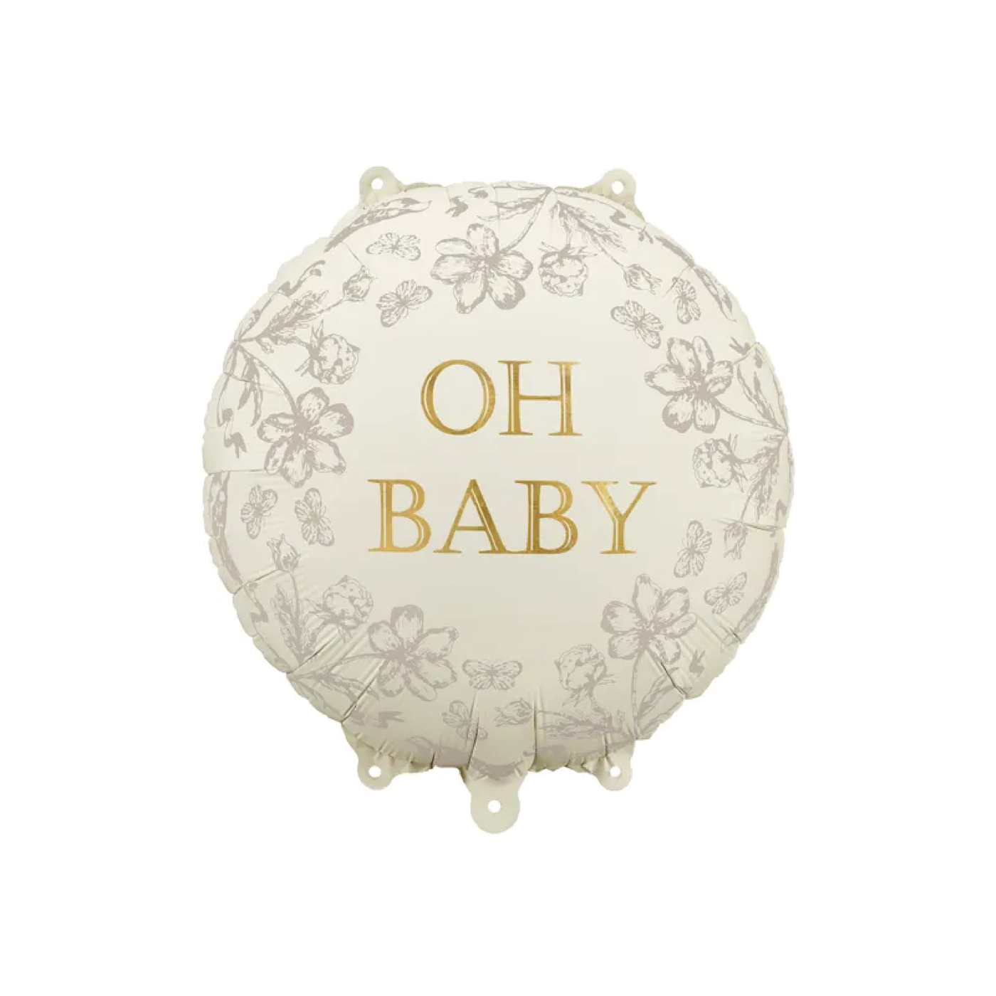 Oh Baby round foil balloon