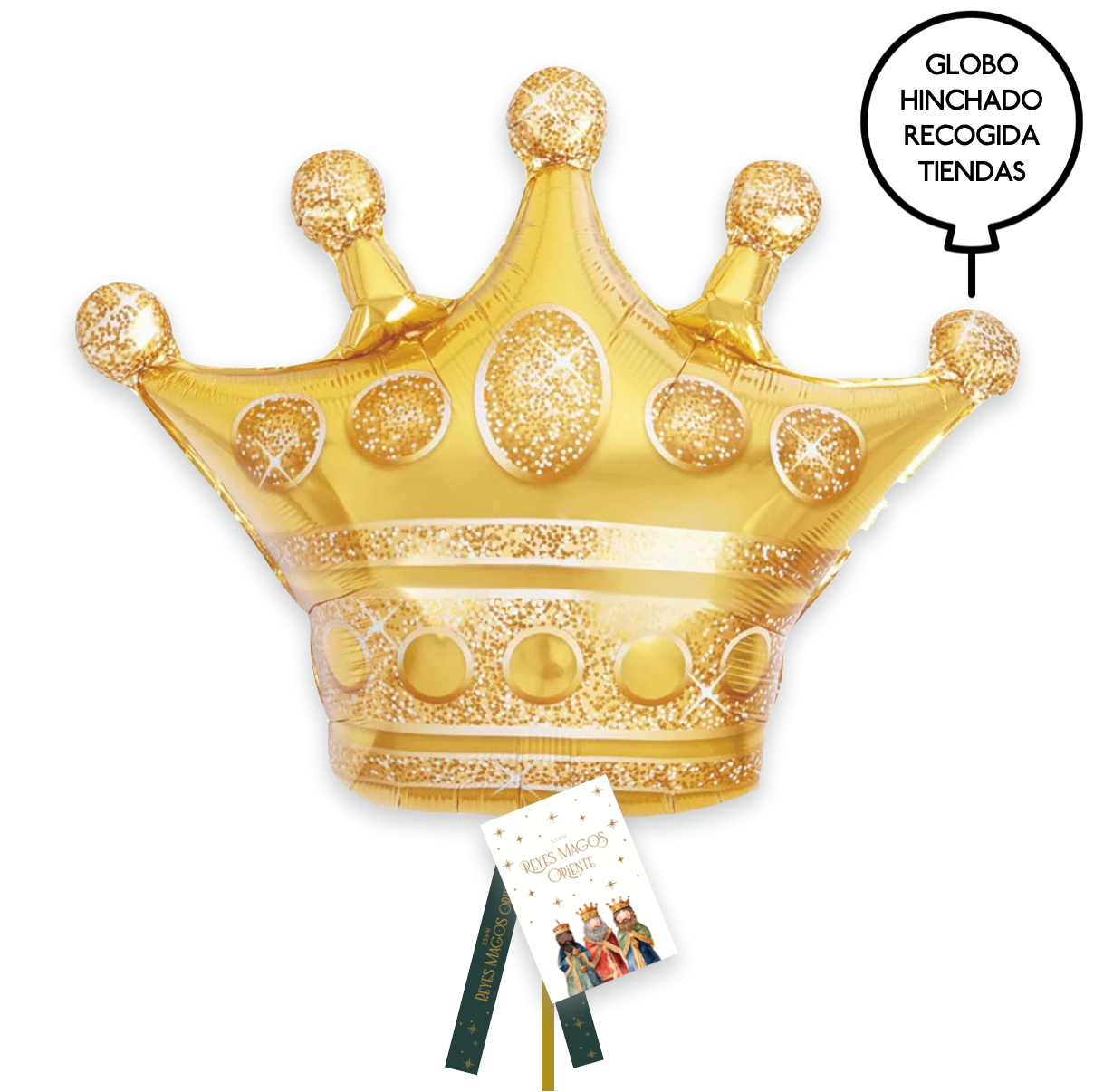 Globo Corona dorada HELIO