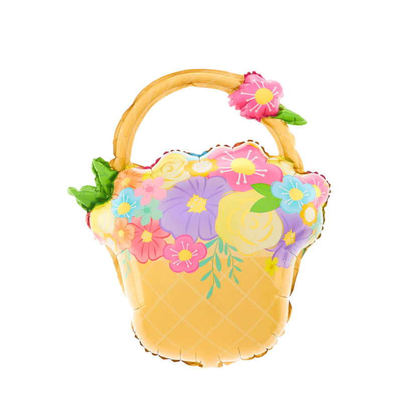 Globo Foil cesta de flores