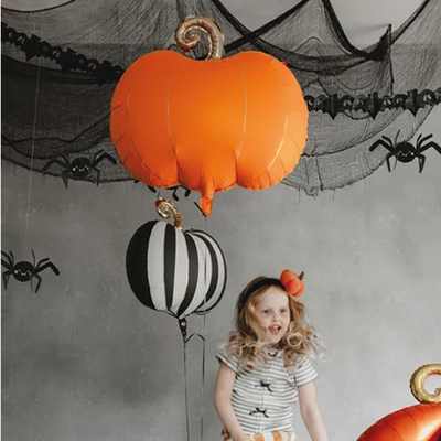 Globo foil calabaza vintage halloween