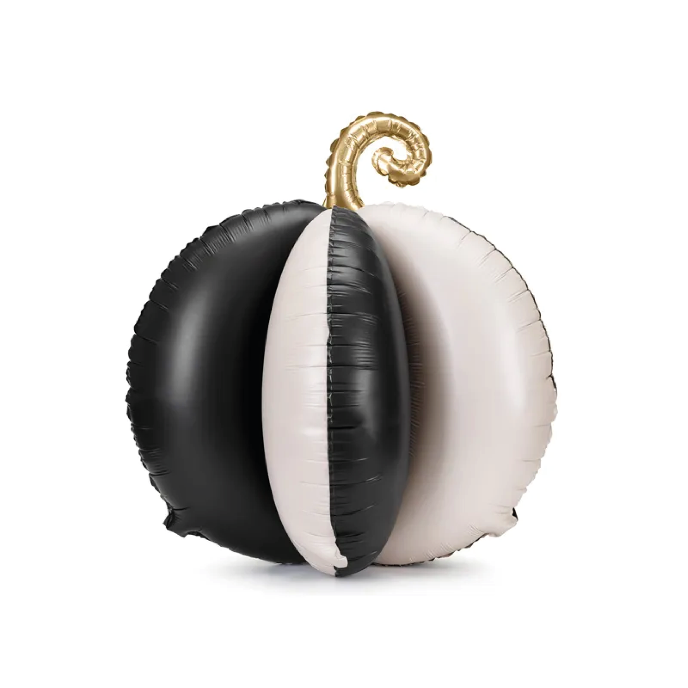 Globo foil standing calabaza halloween Blanco y Negro