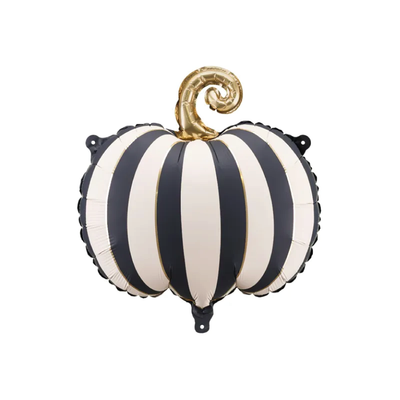 Globo foil calabaza stripes halloween