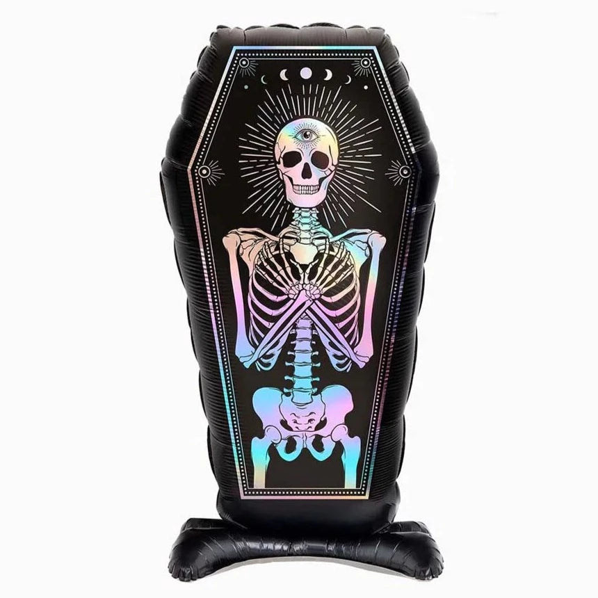 Halloween coffin floor balloon