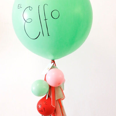 Globo XL POP ME! El Elfo deco Premium hinchado con Helio