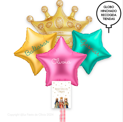 Balões de cetim insuflados com hélio <br>(apenas Barcelona e Madrid)<br>