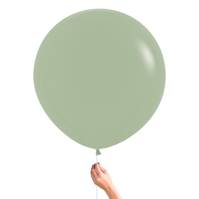 ICONIC PREMIUM Dust Blue inflated balloon