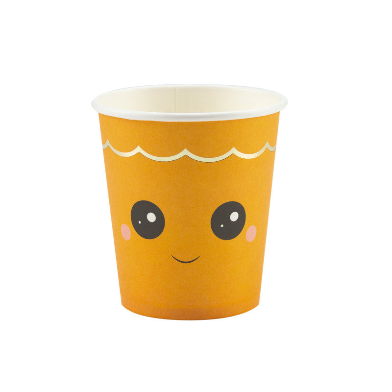 Vasos naranja Sweety Halloween / 8 uds.