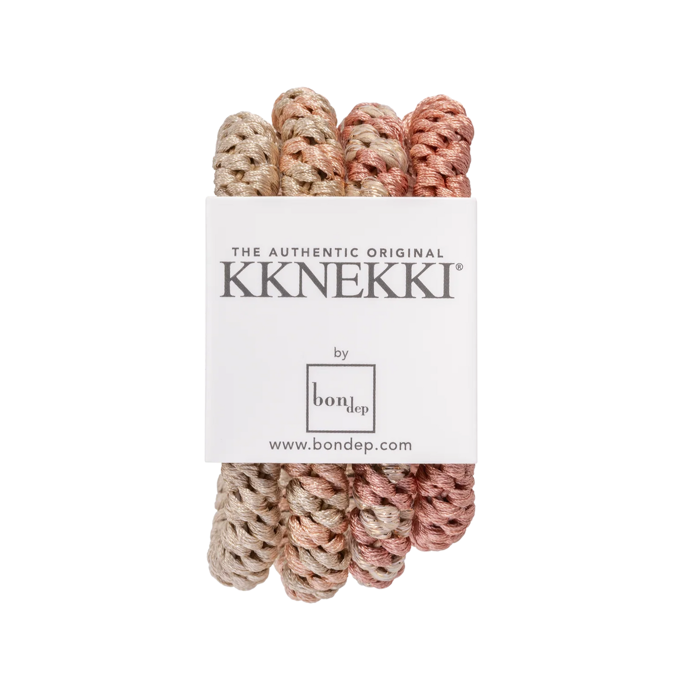 Kknekki Rosegold mix hair elastic /4 units.