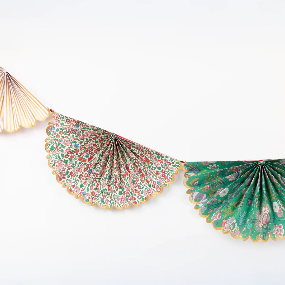 Guirnalda de Abanicos Liberty Christmas