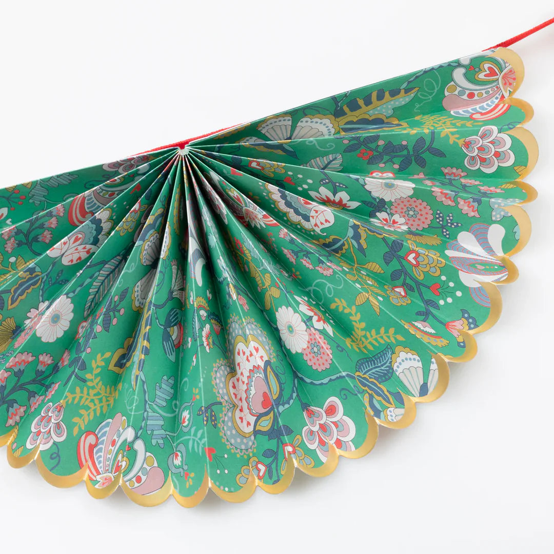 Guirnalda de Abanicos Liberty Christmas