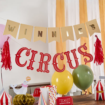 Guirnalda Circus personalizable