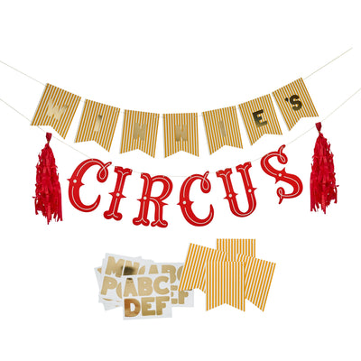 Guirnalda Circus personalizable