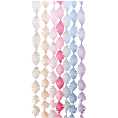 La Vie en Rose crepe garland kit / 7 pcs.