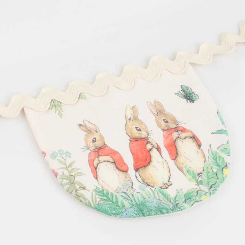 Peter Rabbit fabric garland