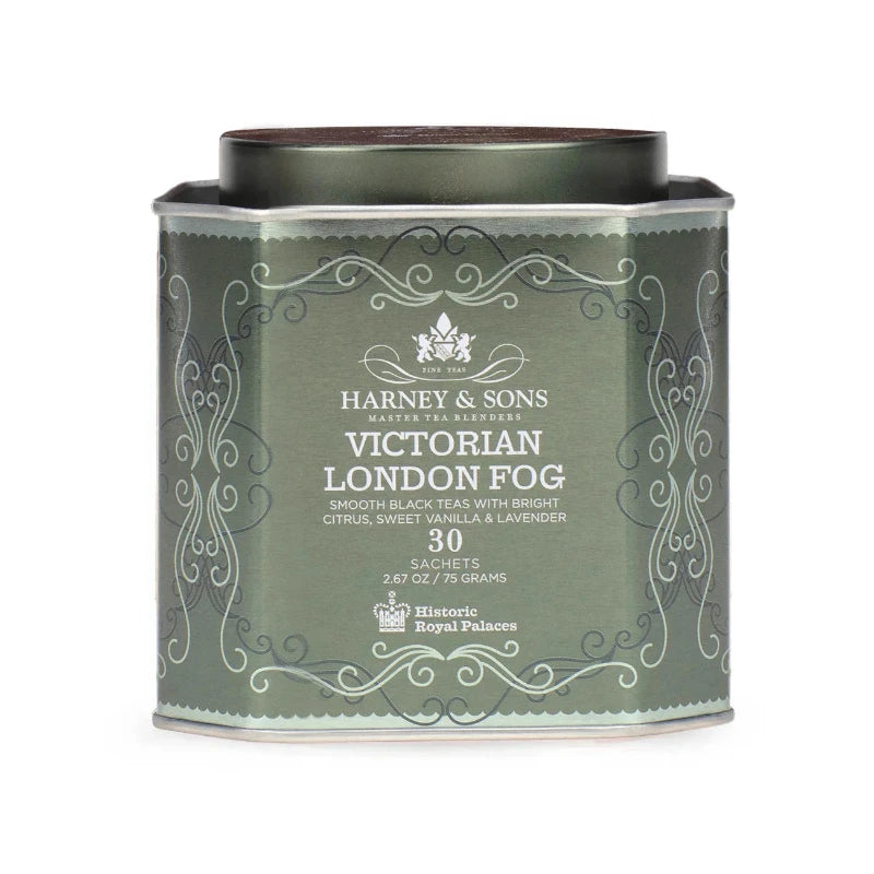 Lata de té Victorian London Fog Harney & Sons / 30 uds.