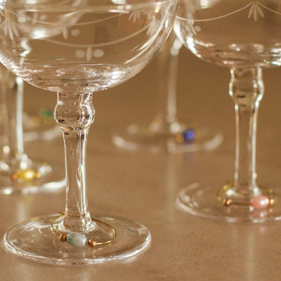 Marcadores de Natal com bolas coloridas / 6 unidades.