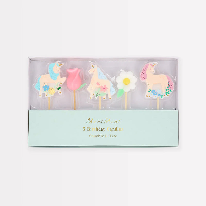 Mix velas unicornio de primavera