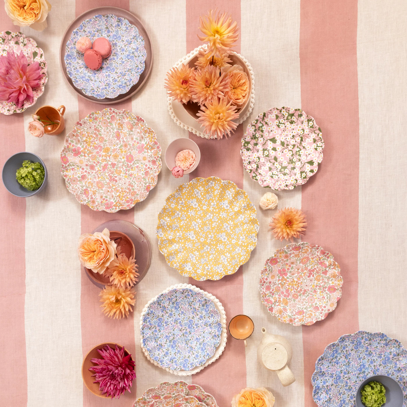 Platos Liberty London Mix Garden melamina postre / 4 uds.