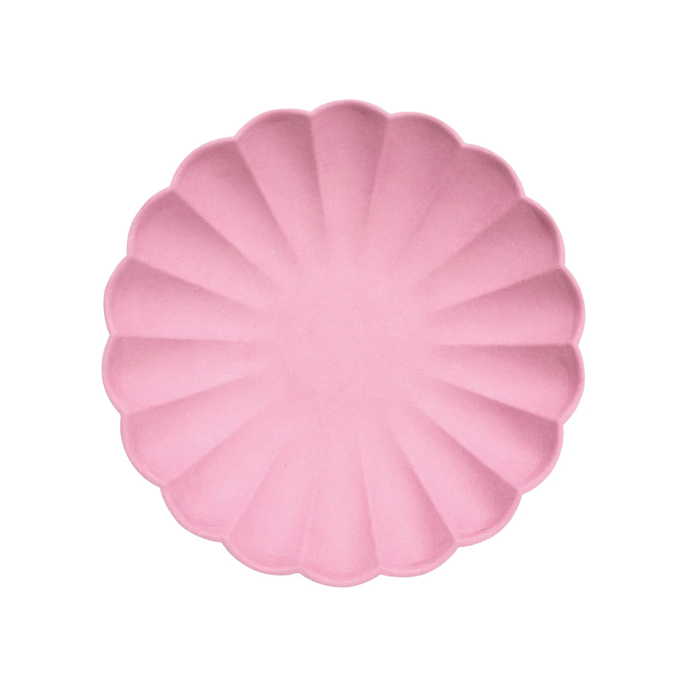 Premium ECO hot pink dessert plates / 8 pcs.