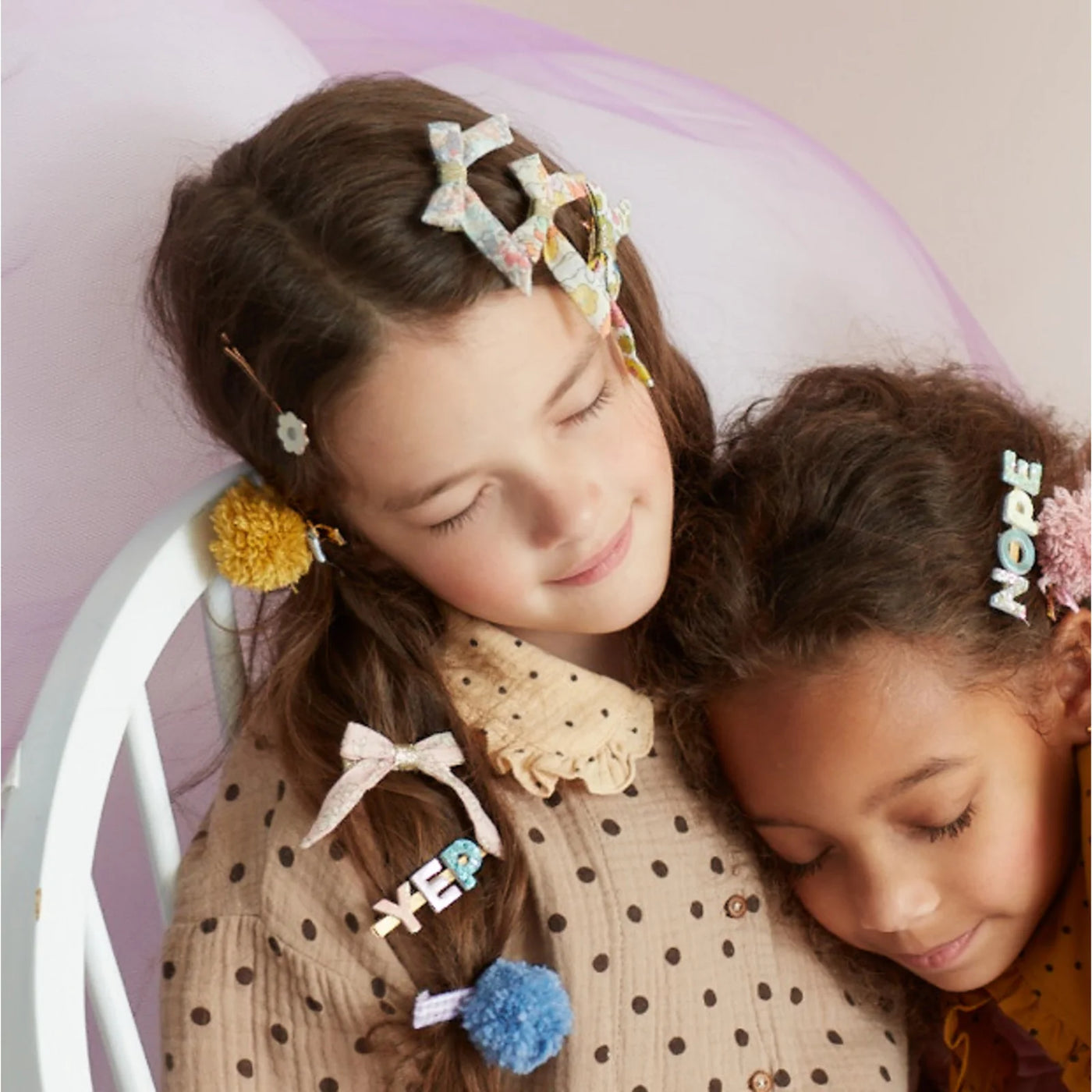 Liberty London hair bows mix / 4 pcs.