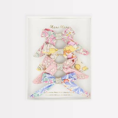 Liberty London hair bows mix / 4 pcs.