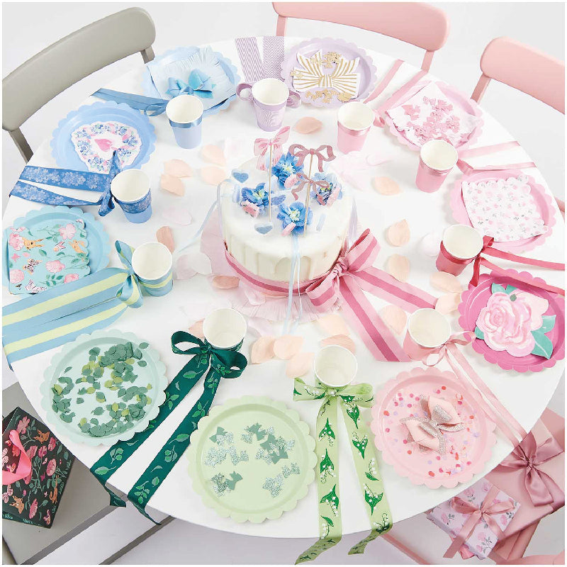 Flower printed napkin / 20 pcs.