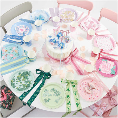 Flower printed napkin / 20 pcs.