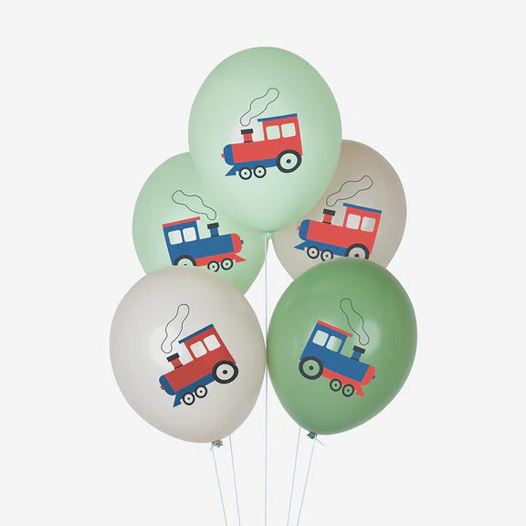 Globos Eco mix Tren / 5 uds.