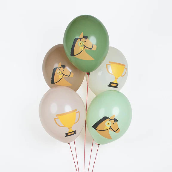 Eco horse balloons / 5 pcs.