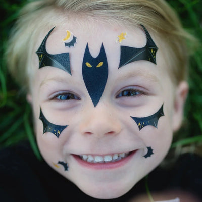 Halloween Bat Face Stickers