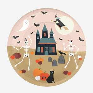 Halloween night plates / 8 pcs.