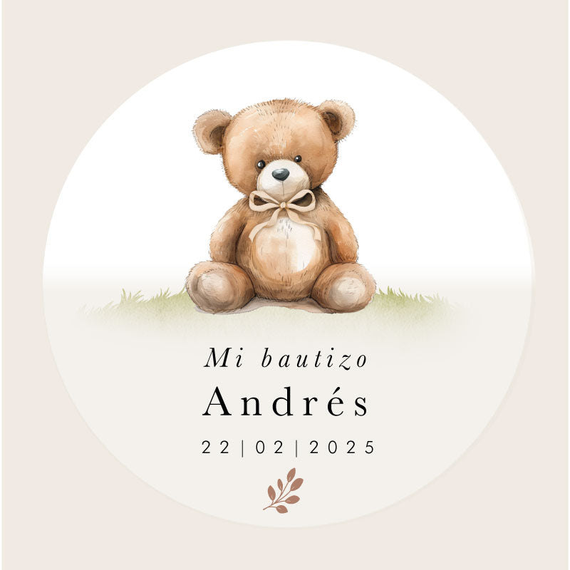 Pegatina personalizada Teddy